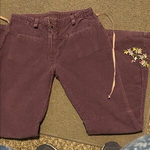 Jacadi Purple Corduroy Trousers
